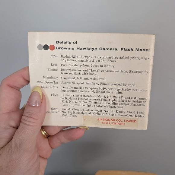 Kodak Brownie Hawkeye Black Camera - Picture 8 of 13